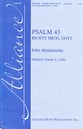 Psalm 43 SATB choral sheet music cover